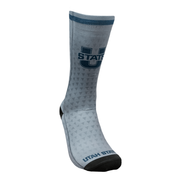 u-state triangle pattern knee high sock